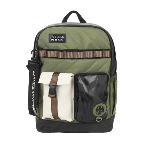 The Mandalorian Star Wars The Mandalorian Green 18.5" Backpack