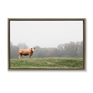Stupell Industries Highland Grace Cattle Floating Frame Canvas Art - 1 of 4