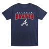 MLB Atlanta Braves Toddler Boys' 2pk Gray T-Shirt - 3 of 3