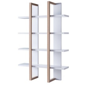 NicBex 4-Tier Shelves File Cabinet,Office Cabinet with Spacious Tier-Shelving Design,Modern Storage Cabinet,Filing Cabinet for Home Office - 1 of 4