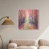 Art Remedy Road in Autumn Pastel Color Abstract Wall Art Framed - 2 of 4