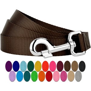 Country Brook Petz 1 Inch Everyday Nylon Dog Leash - 25+ Colors - 1 of 4