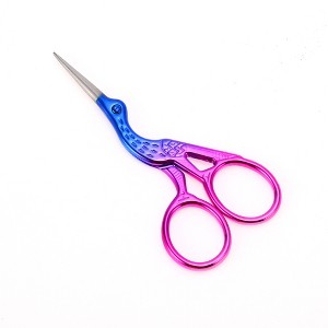 Unique Bargains Women Little Crane Scissors Grooming Scissors 1 Pc - 1 of 3