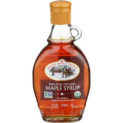 Shady Maple Farms Organic Amber Rich Taste Maple Syrup - 8 Fl Oz : Target