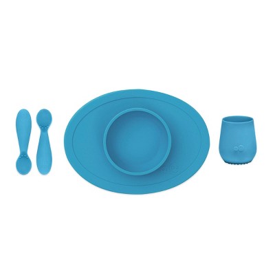 Upward Baby Suction Plates & Bowls for Baby -Toddler Essentials Silicone  Baby Plate & Bowl with 2 Baby Spoons Self Feeding 6 Months - Kids Plates  Baby