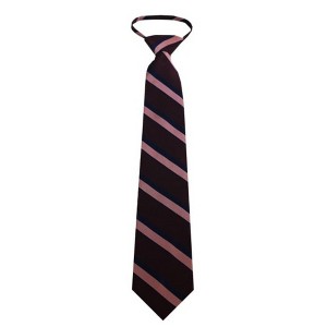 Men's Stripe 3.25 Inch W And 20 Inch L Zipper Neckties - 1 of 3