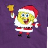 Men's - SpongeBob SquarePants - Spongebob Santa Christmas Short Sleeve Graphic T-Shirt - 2 of 4