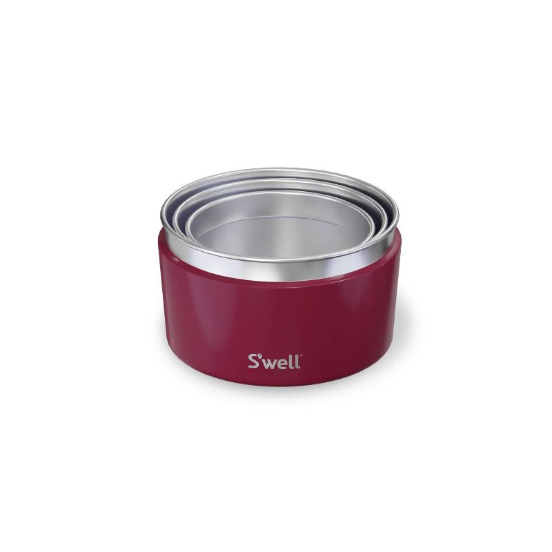 S&#39;well Food Storage Canister Set Wild Cherry, 3 of 6