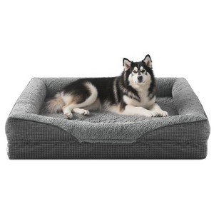 JOEJOY Orthopedic Dog Bed,Waterproof, Washable, Non-slip, with Bolster for Joint Pain Relief for All Sizes - 1 of 4