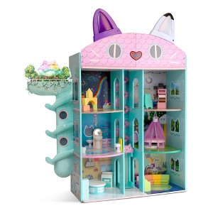 Delta Children Gabby's Purrfect Dollhouse for 8-Inch Dolls - 1 of 4