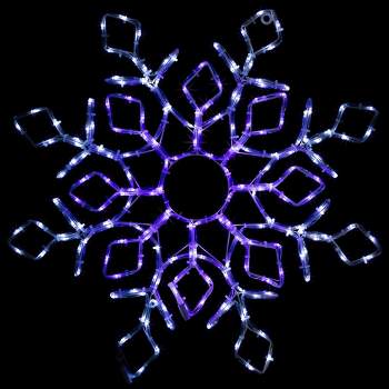 Northlight 23" Lighted Snowflake Window Silhouette Christmas Decoration