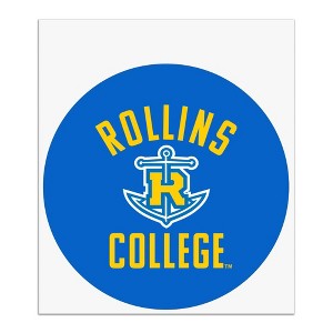 Rollins College Tars Logo Automotive Car Window Locker Circle Bumper Sticker - 1 of 4