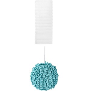 REGALWOVEN Absorbent Quick Drying Solid Decorative Hand Towels for Bathroom 14" x 30"/6" x 6" 2 Pcs - 1 of 4