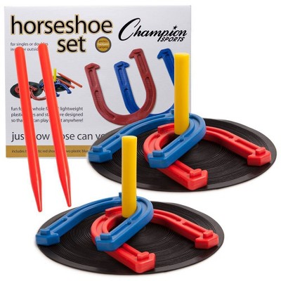 Champion Sports Rubber Horseshoes Set