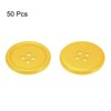 Unique Bargains Resin Craft Snap Round Flat 4-Hole Sewing Buttons 50 Pcs - 3 of 4