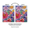 Evergreen English Garden Florals Garden Suede Flag 12.5 x 18 Inches Indoor Outdoor Decor - 4 of 4