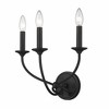 Z-Lite Arabella 3 - Light Wall Light in  Matte Black - 3 of 4