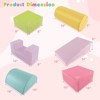 Costway 6 PCS Kids Climber Play Set Indoor Foam Climb and Crawl Activity Blocks w/ Cover Multicolor - 2 of 4