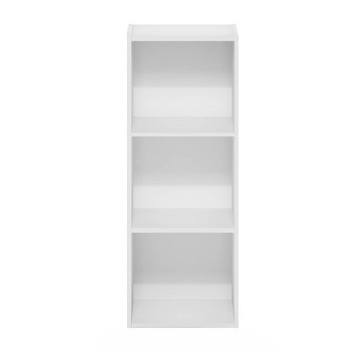 White Composite Wood 3-Tier Cube Storage Organizer