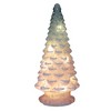 Old World Christmas Glass Battery-Operated Frosted Christmas Tree, Pink, 14in - 2 of 4