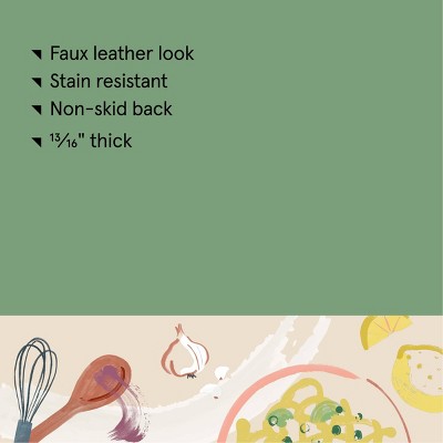Faux Leather Comfort Mat Brown - Figmint™