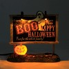 Department 56 Villages 4.5 Inch Lit Ghost Billboard Halloween Village Accessory Village Accessories - 2 of 3