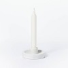 1.5" x 4" Marble Stone Taper Candle Holder White - Threshold™ designed with Studio McGee - image 4 of 4