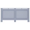 vidaXL Radiator Cover Anthracite 67.7"x7.5"x32.1" MDF - 3 of 4