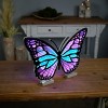 Butterfly LED Tunnel Light Blue and Purple Display – 17" by Melrose - 2 of 3
