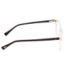 Ernest Hemingway H4850 Designer Acetate Eye Glasses Frame in Gloss Black Silver/Demo Lens 143mm Frame/58mm Lens Width - 3 of 4