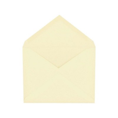 Staples Gummed Invitation Envelope 5 3/4" x 4 3/8" Ivory 250/Box (50168T)