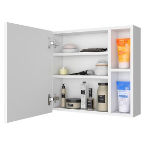 Chery Life Single Door Medicine Cabinet with 3 Internal Shelves & 2 External Shelves - 1 of 4