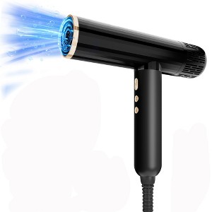 NICEBAY Hair Dryer, 110000RPM Ionic Blow Dryer, Fast Drying, Low Noise, Portable  Diffuser and Nozzle, Compact Mini Blowout Dryer, Travel Blow Dryer - 1 of 4