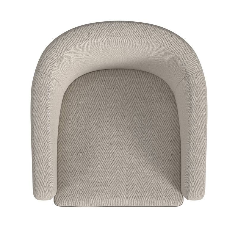 Modern Woven Barrel Accent Chair - HomePop, 5 of 12