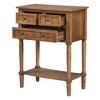 Ridstar 31.4 in. H Natural Console Tables with Three Storage Drawers & Bottom Shelf - 2 of 4