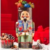Christmas Gift Basket – Nutcracker Soldier Keepsake Tin Filled with Holiday Snack Mix - 2 of 4