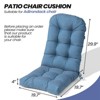 Crestlive Products Sunbrella Adirondack Chair Cushion 50 inch Thickening Waterproof Fade Resistant Blue Mix - 2 of 4