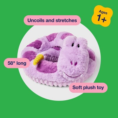 Детские мягкие игрушки Gigglescape 58" Snake Stuffed Animal — фото 4