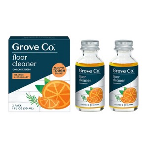 Grove Co. Orange & Rosemary Floor Cleaning Concentrate - 2 fl oz/2ct - 1 of 4