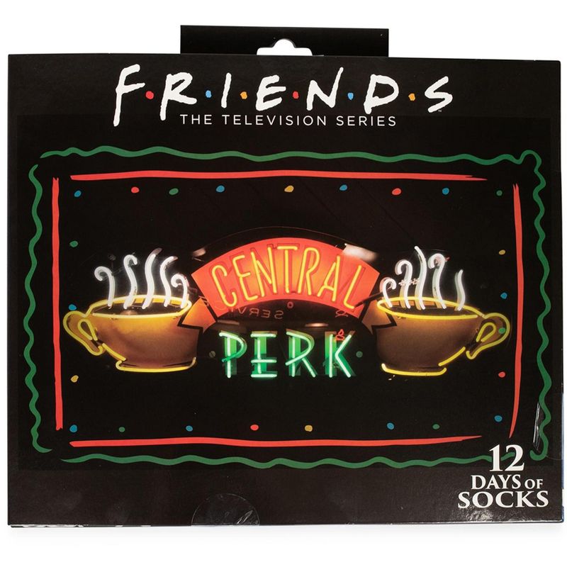 Hypnotic Socks Friends Mens 12 Days of Socks in Advent Gift Box | Set A, 2 of 6