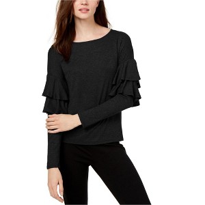CeCe Womens Ruffle Sleeve Basic T-Shirt - 1 of 1