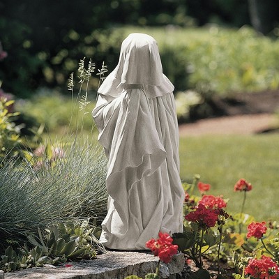 Medium Gray Resin French Pleurant Weeper Statue
