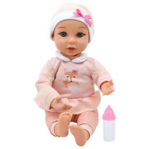 New Adventures Little Darlings: Sweet Touch 14" Baby Doll - Fox-Pink-White - 2+ - 1 of 4