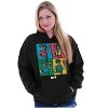 Funny Skeleton Food Lover Pop Art Hoodie Sweatshirt Women Men Brisco Brands - 3 of 4