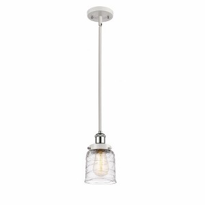 Bell - 1 Light Stem Hung Mini Pendant In Industrial Style-10 Inches Tall and 5 Inches Wide - 1 of 1