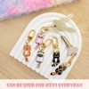 Wrapables Cute Cats Keychain, Bag Charm Accessory for Purse Handbag Backpack (Set of 5) - 4 of 4