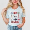 Simply Sage Market Women's London Travel Collage Short Sleeve Graphic Tee - 2 of 4