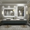 Apmir Super Bright Front & Back LED Lighted Anti-Fog Aluminum Alloy Framed Tempered Glass Bathroom/Vanity Mirror with ETL & 3-Year Warranty - 3 of 4