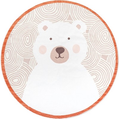 Nuloom Lenny Polal Bear Pet Friendly Machine Washable Area Rug