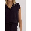 Women's Knit Half Zip Top - entro - 4 of 4